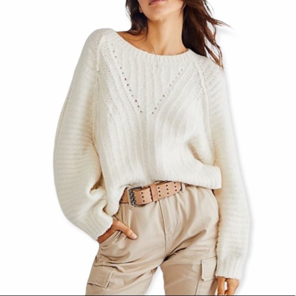 Free People Women’s Carter Pullover Size L